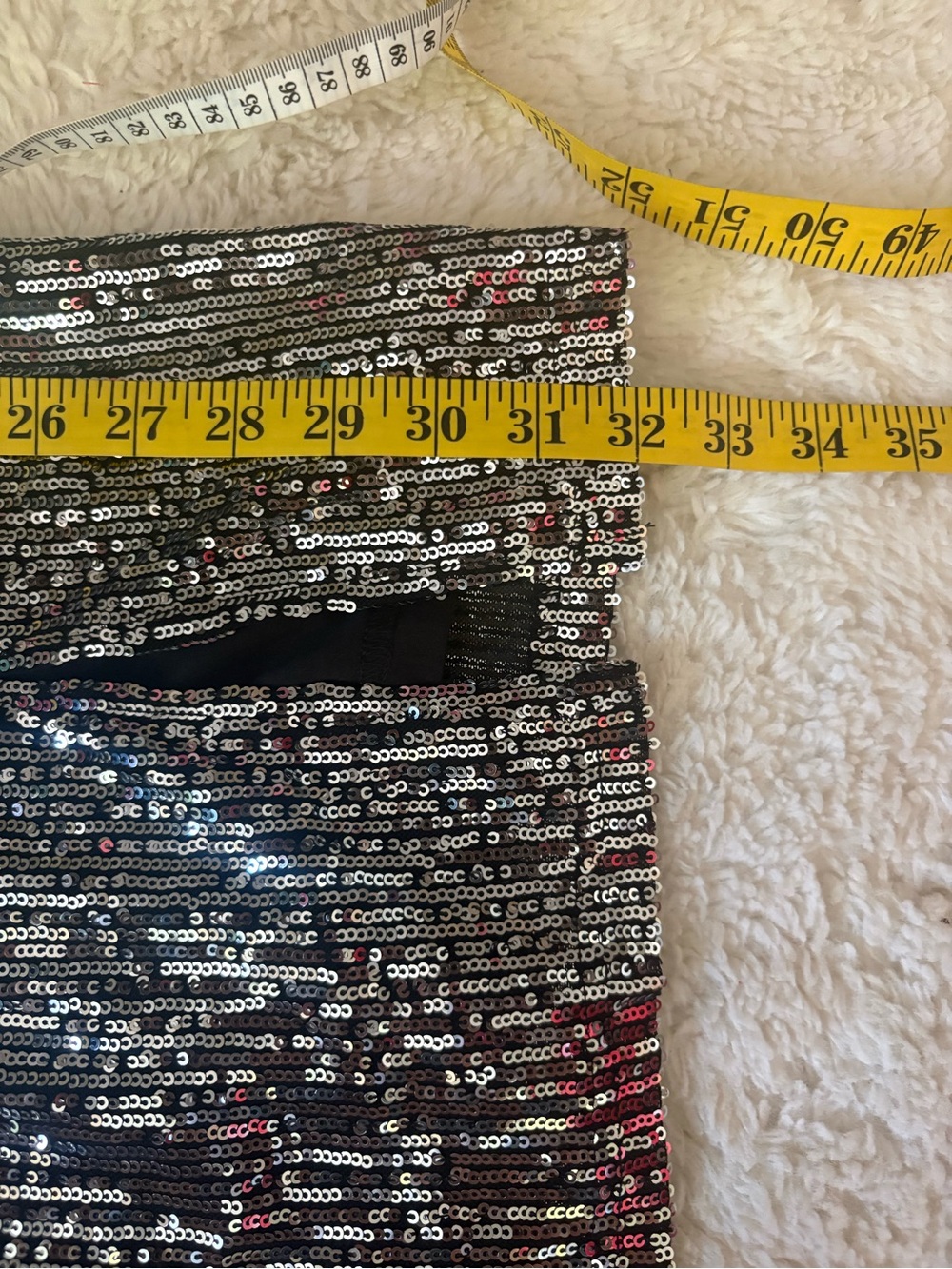Lulus Once in a Lifetime Silver Sequin Off-the-Shoulder Mini Dress Size Small - Picture 8 of 11